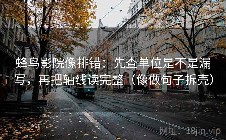 蜂鸟影院像排错：先查单位是不是漏写，再把轴线读完整（像做句子拆壳）